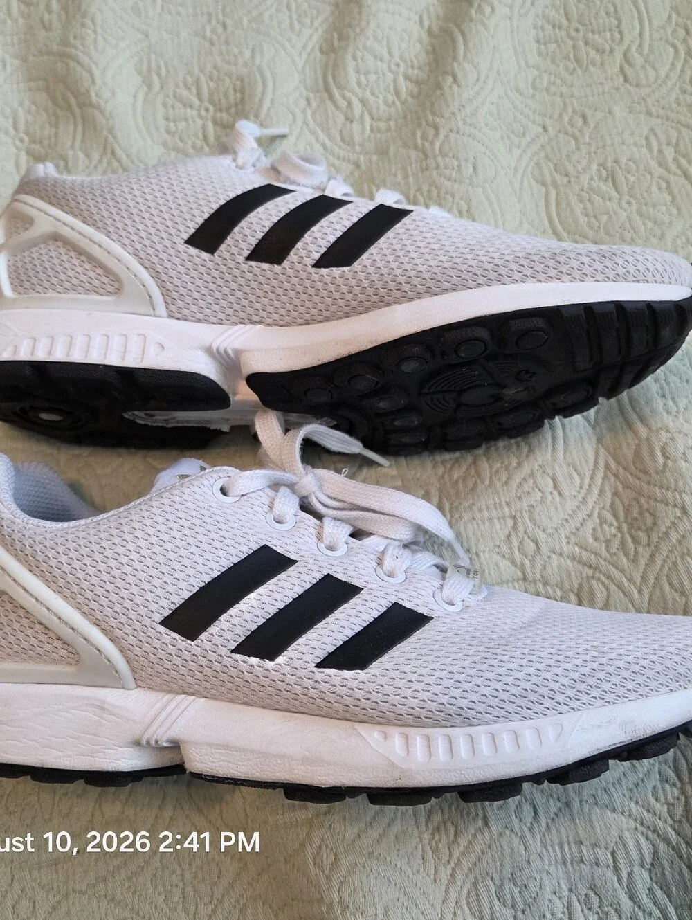Adidas ZX Torsion Flux Whi/Blk Tennis Shoes